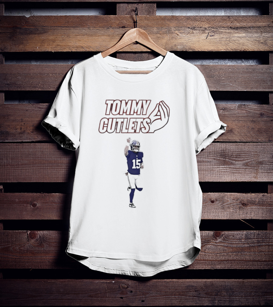 New York Giants Tommy Devito Tommy Cutlets T-Shirt