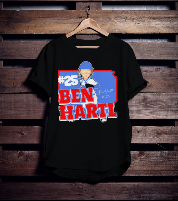 25 Ben Hartl Cartoon Signature T-Shirt