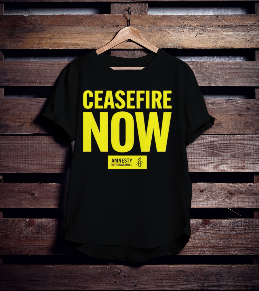Ceasefire Now Amnesty International T-Shirt