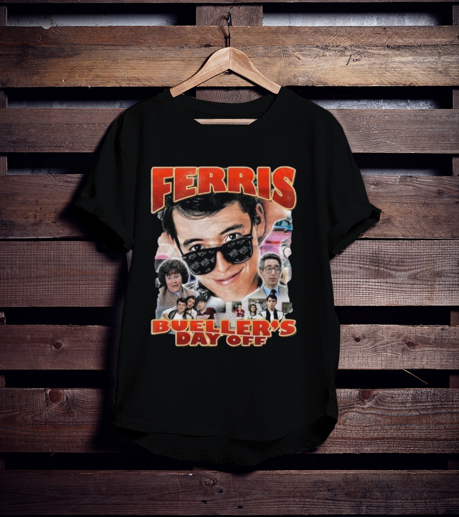 Ferris Bueller's Day Off Vintage Collage T-Shirt