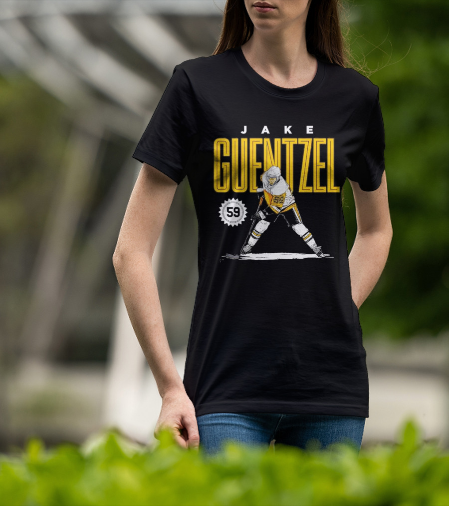 Jake Guentzel Pittsburgh 59 Hockey Player T-Shirt