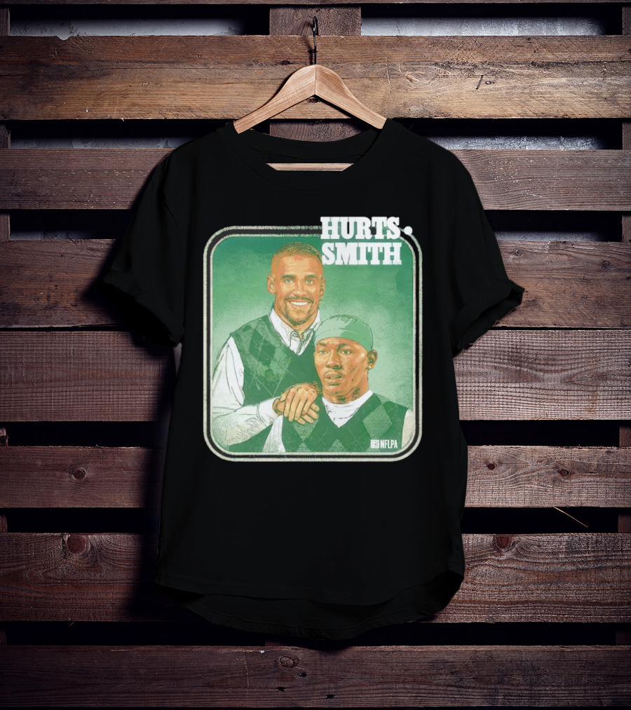 Jalen Hurts DeVonta Smith Philadelphia Step Brothers NFLPA Football T-Shirt
