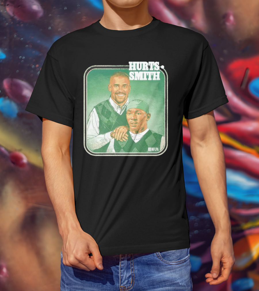 Jalen Hurts DeVonta Smith Philadelphia Step Brothers NFLPA Football T-Shirt