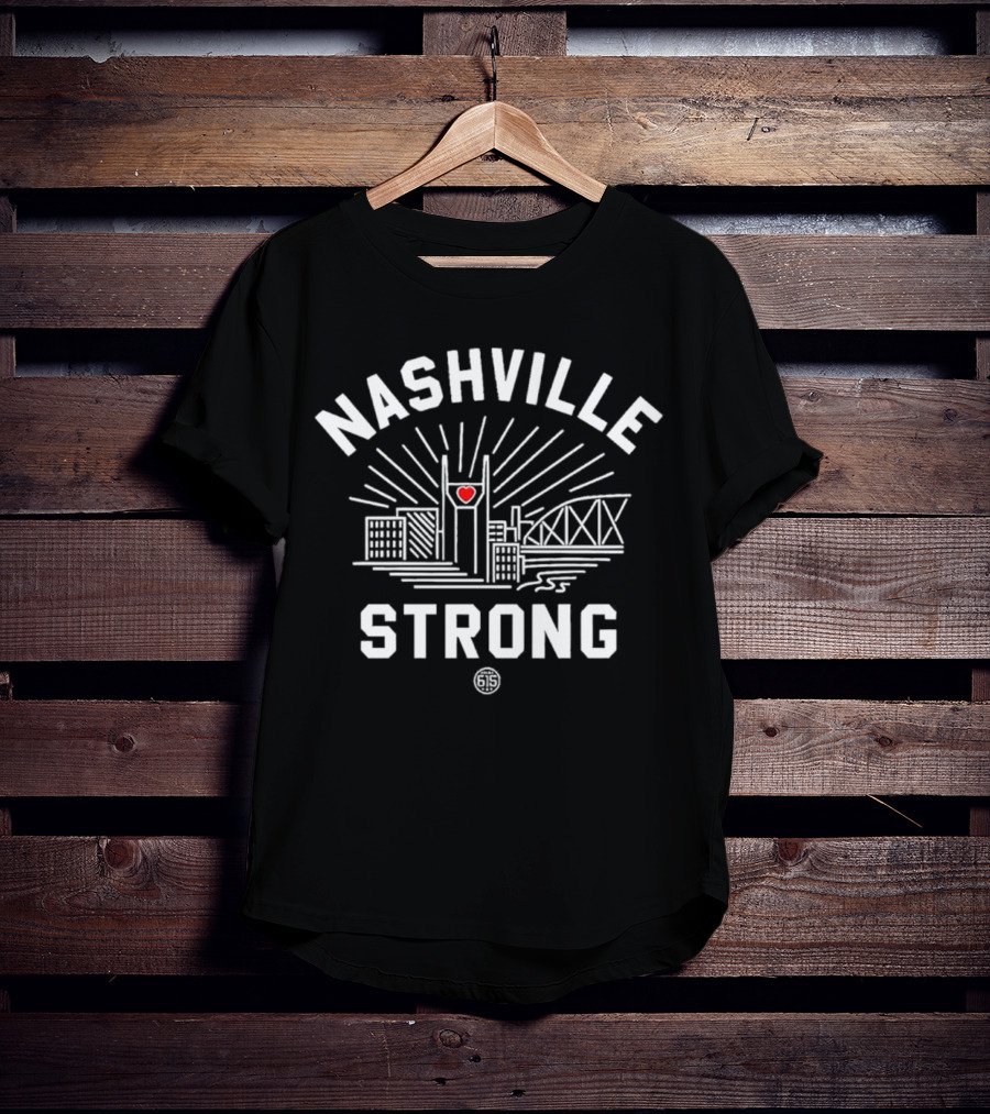 Nashville Strong Project 615 Skyline Heart Edition T-Shirt
