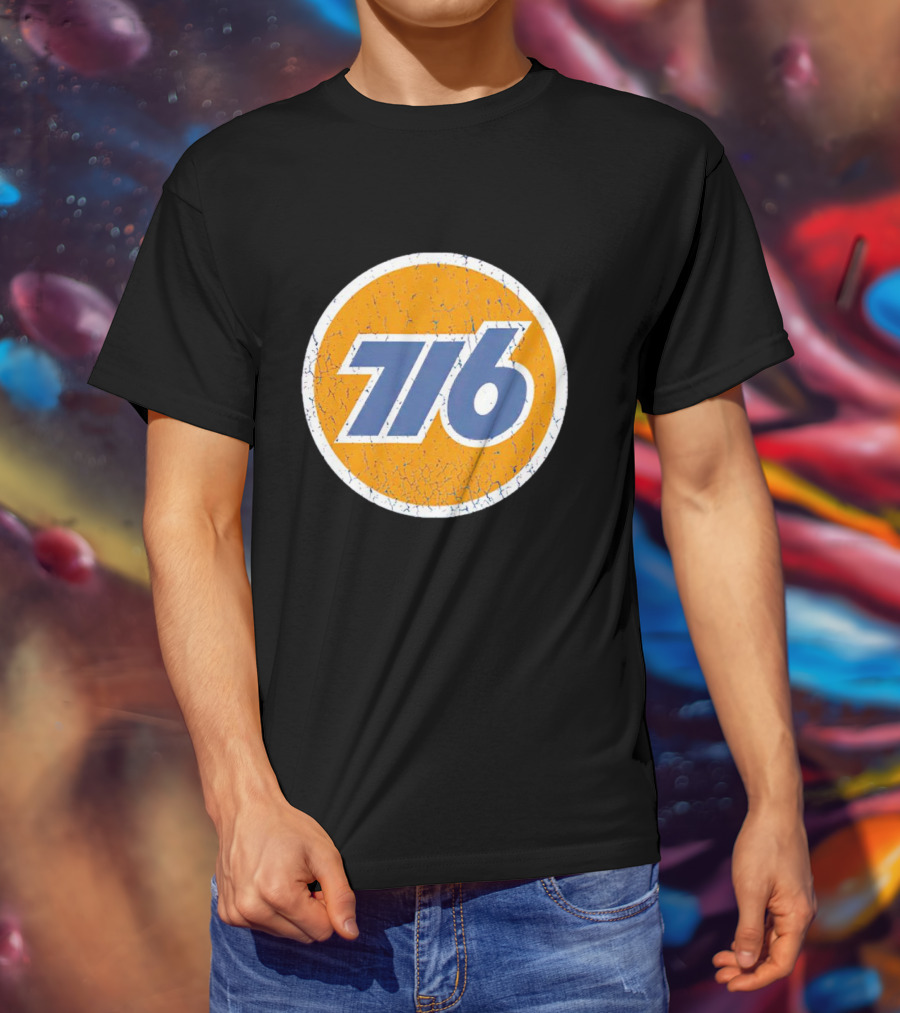 Union 76 Vintage Style 76 Gas Station Iconic T-Shirt