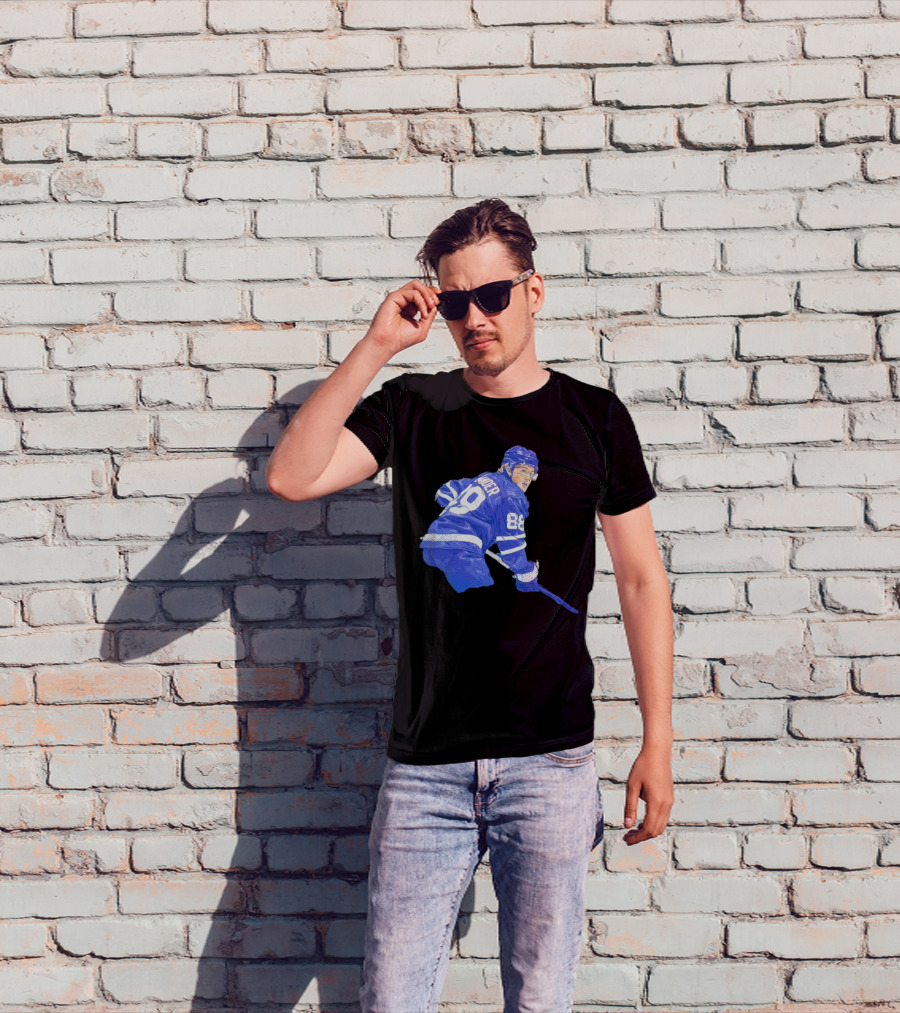 William Nylander Toronto Hockey Player Blue Jersey 88 T-Shirt