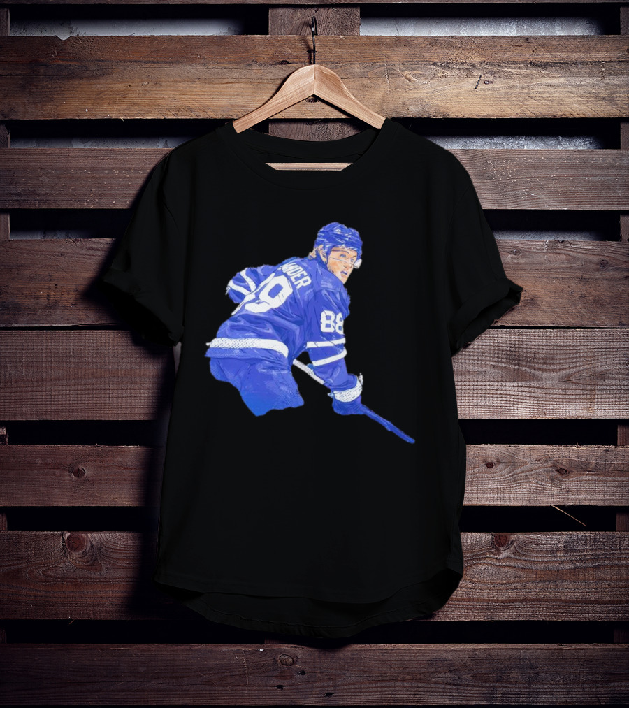 William Nylander Toronto Hockey Player Blue Jersey 88 T-Shirt