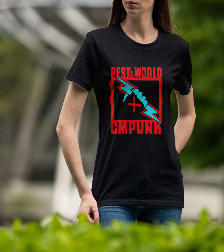 Best In The World CM Punk Catchomania Lightning Fist T-Shirt