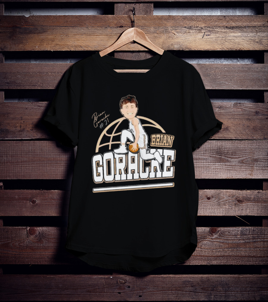 Brian Goracke #21 Basketball Player T-Shirt