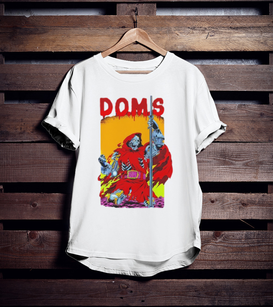 DOMS Warrior Skeleton Metal Armor Staff T-Shirt
