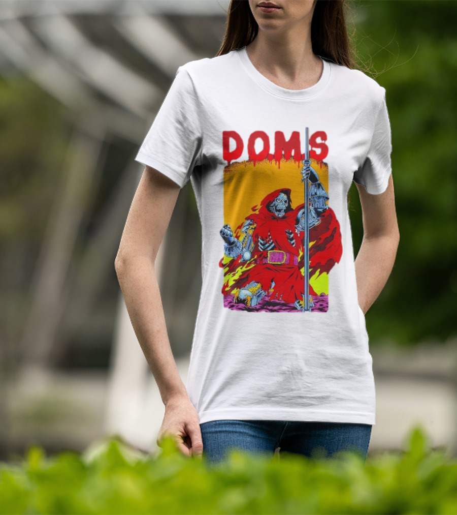 DOMS Warrior Skeleton Metal Armor Staff T-Shirt