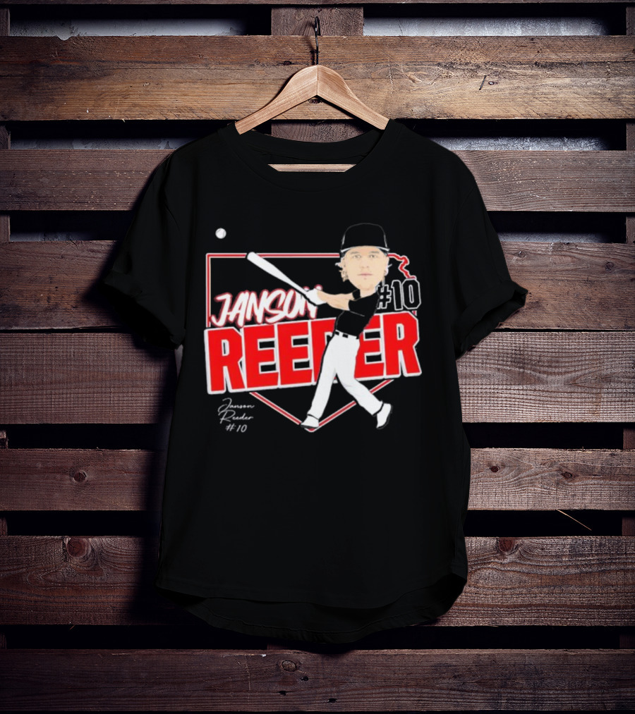 Janson Reeder #10 Baseball Player T-Shirt