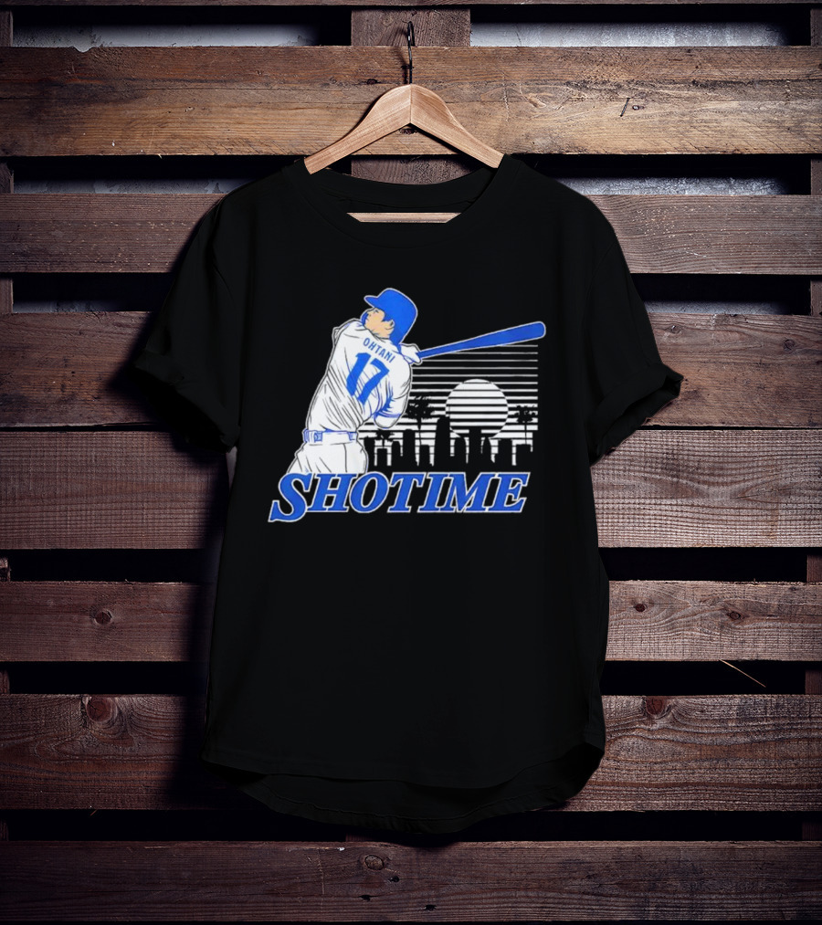 Shohei Ohtani Shotime Skyline Baseball Los Angeles Dodgers T-Shirt