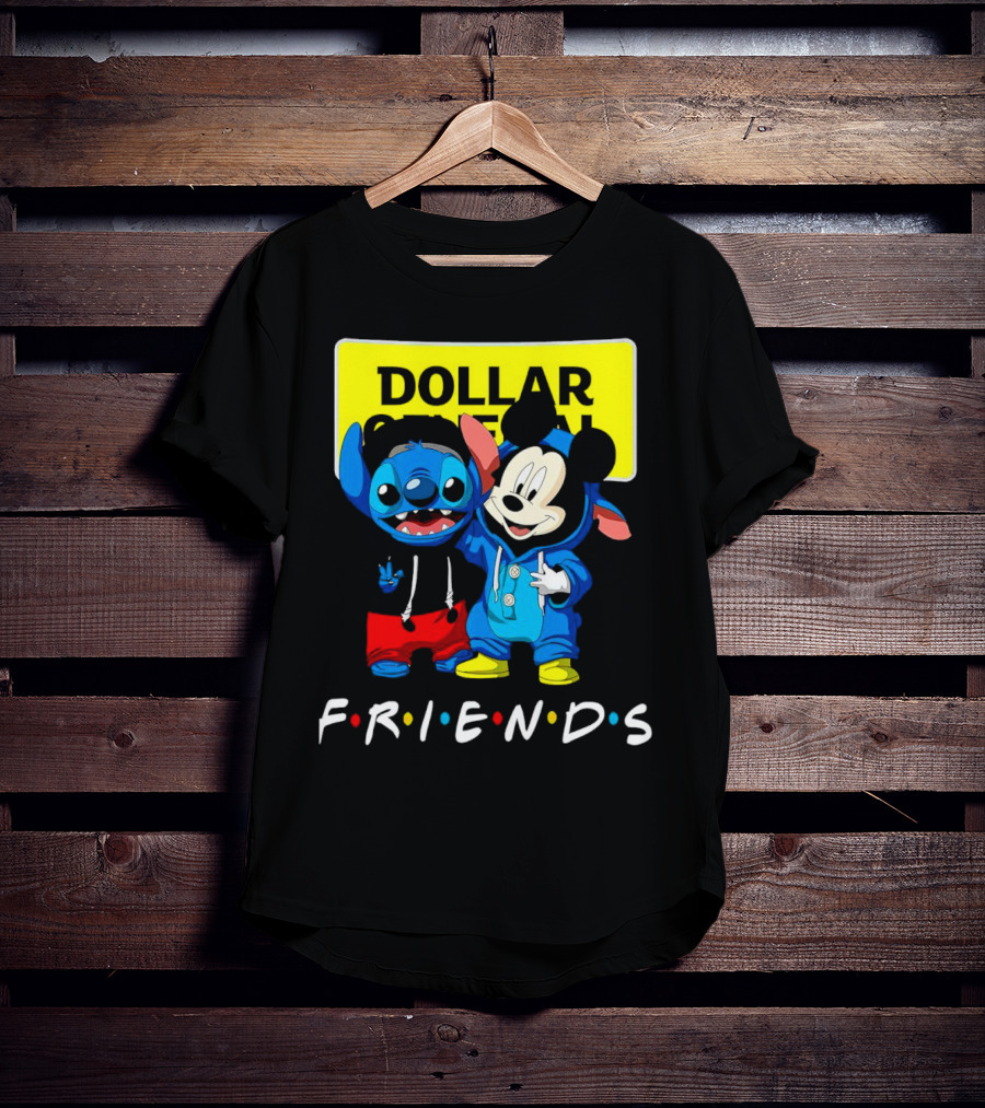 Stitch Mickey Friends Dollar General T-Shirt