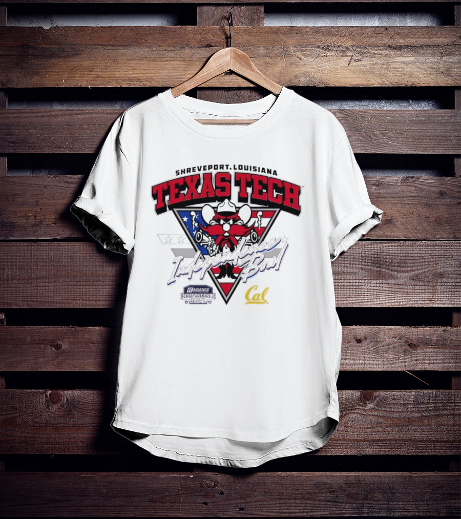 Texas Tech Shreveport Louisiana Red Raider American Script Cal T-Shirt