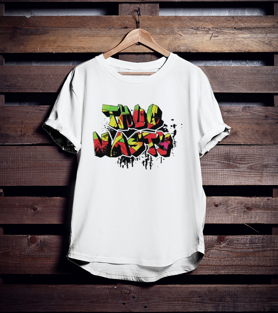 Bryce Mitchell Thug Nasty Bold Graffiti T-Shirt