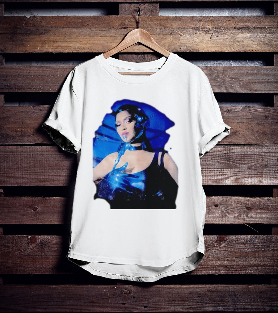 Robo Beyonce Futuristic Cyborg Aesthetic T-Shirt