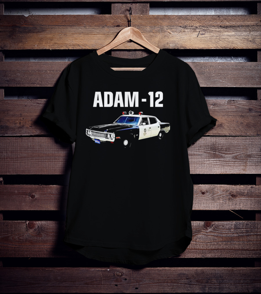 Adam-12 Police Patrol Car Classic TV Series T-Shirt