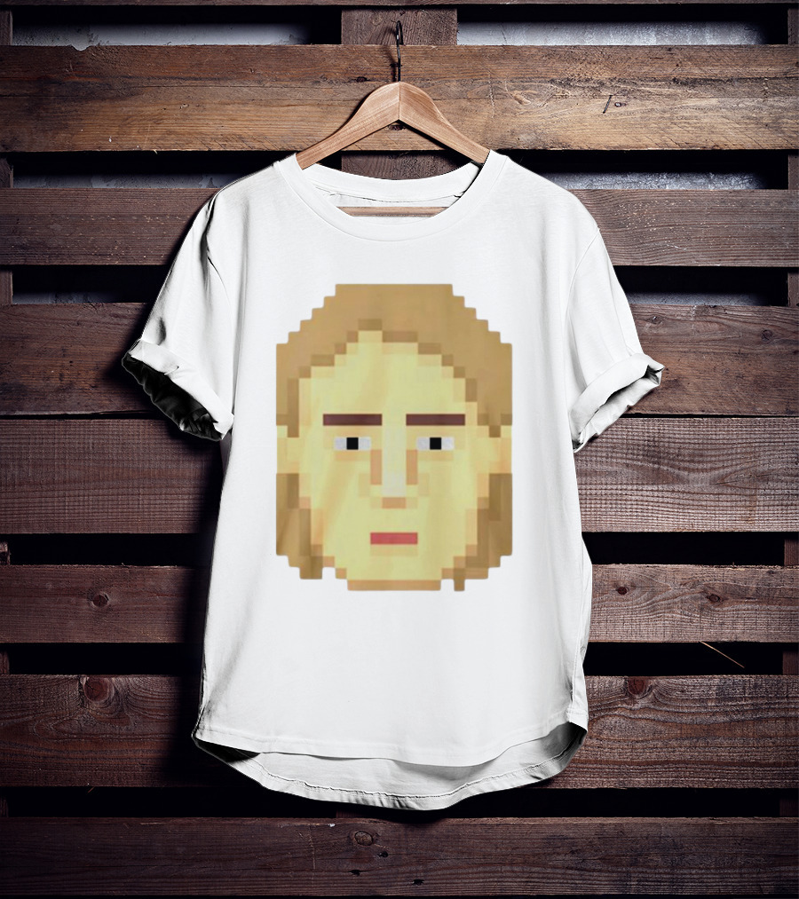 Dadi Freyr Pixel Art 8 Bit Style Face T-Shirt