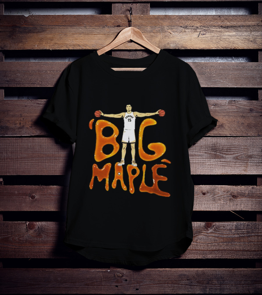 Big Maple Zach Edey Purdue Basketball Number 15 T-Shirt