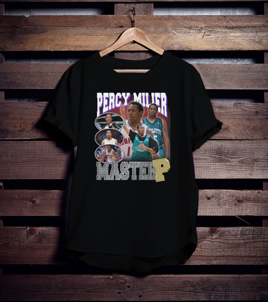 Percy Miller Master P Basketball Collage T-Shirt