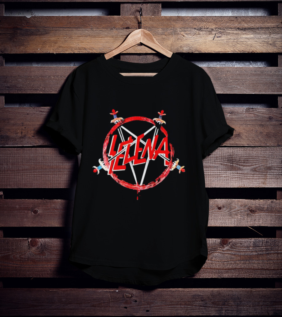 Amor Prohibido Selena Slayer Pentagram Swords T-Shirt