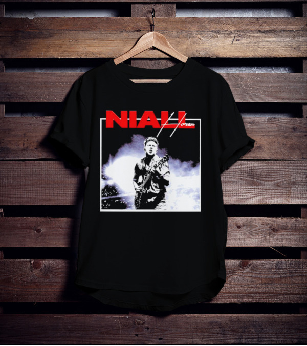 Niall Horan Live Performance Black And White Concert Scene T-Shirt