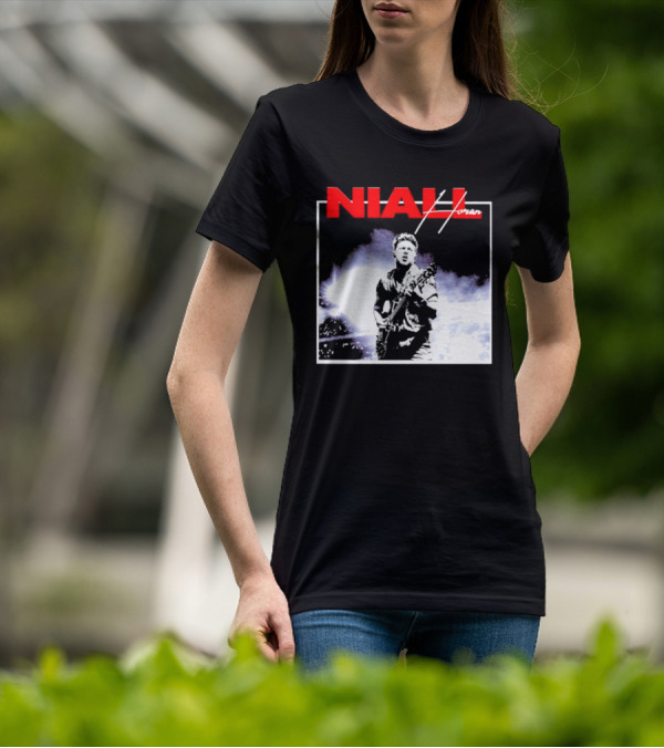 Niall Horan Live Performance Black And White Concert Scene T-Shirt