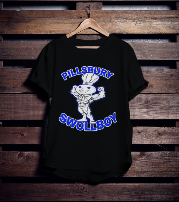 Pillsbury Swole Boy Buff Character Flexing Muscles T-Shirt