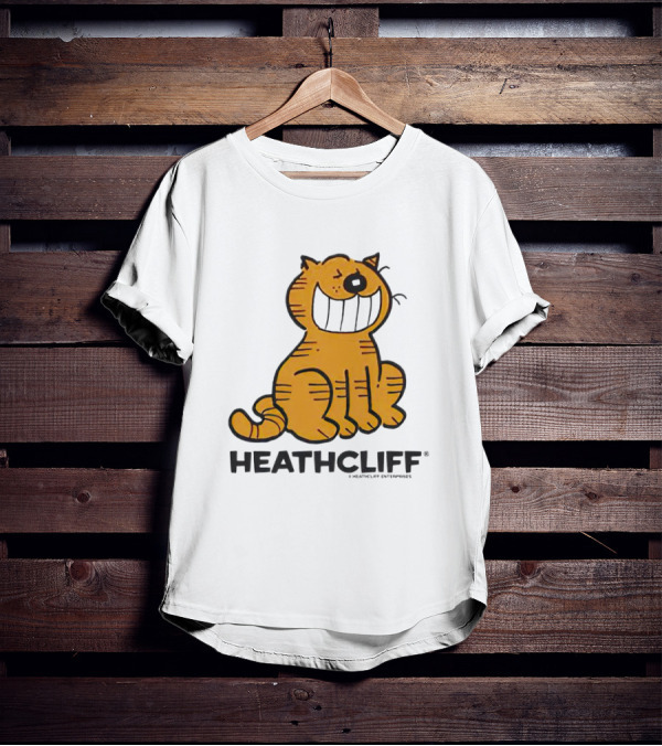 Heathcliff Cartoon Character Grinning T-Shirt