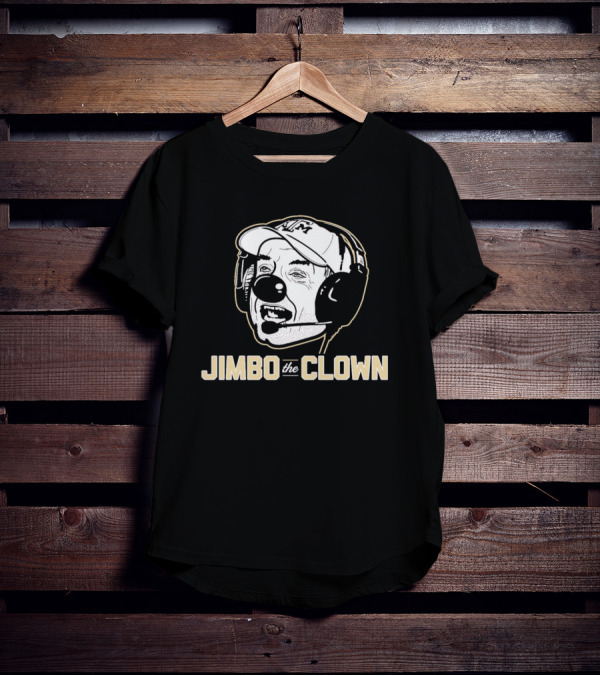 Jimbo Fisher Jimbo The Clown Headset Sports Caricature T-Shirt
