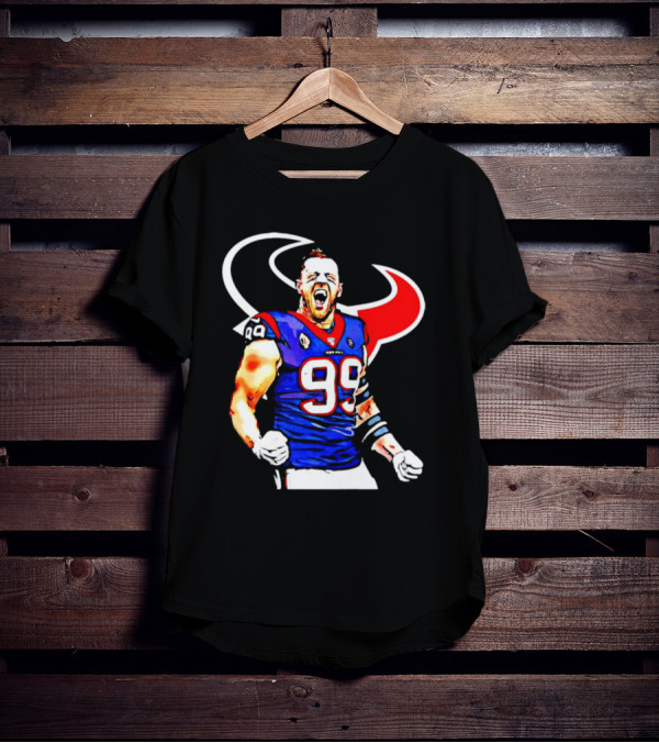Justin James Watt Houston Texans 99 Jersey T-Shirt