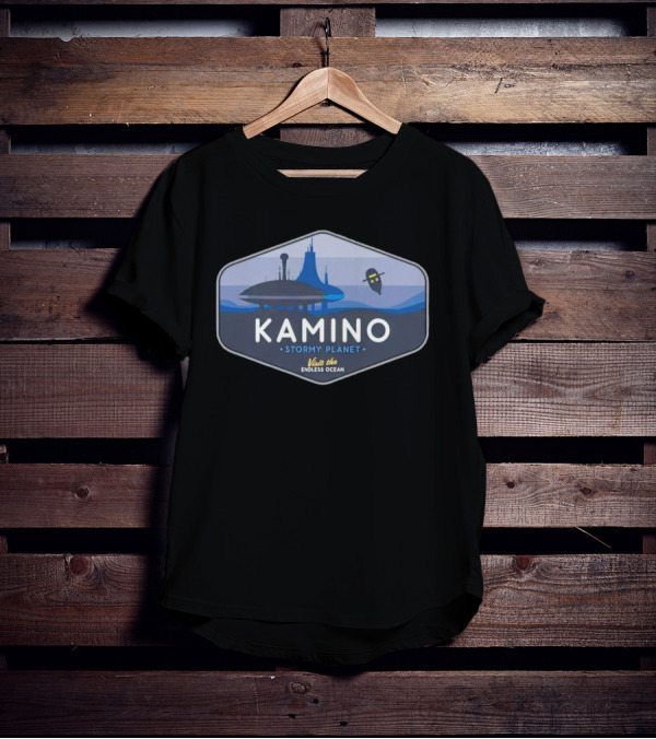 Kamino Stormy Planet Visit The Endless Ocean T-Shirt