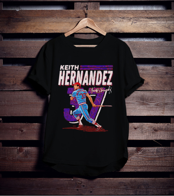 Keith Hernandez 37 Baseball Signature T-Shirt