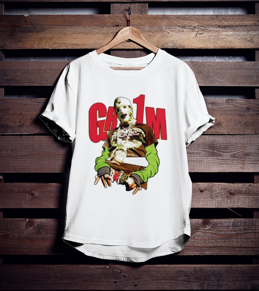 AWGE Grim Effigy With Masks And Layered Clothing T-Shirt