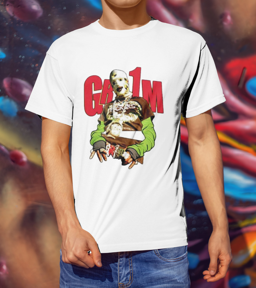 AWGE Grim Effigy With Masks And Layered Clothing T-Shirt