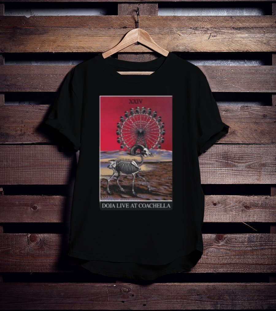 XXIV Doja Live At Coachella Tarot Card T-Shirt