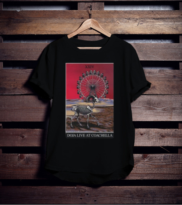 XXIV Doja Live At Coachella Tarot Card T-Shirt