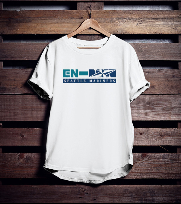 EN Seattle Mariners Enhypen Fans Collaboration T-Shirt