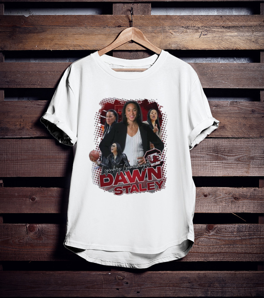 Legendary Gamechanger Dawn Staley Carolina Gamecocks Women Basketball NCAA T-Shirt