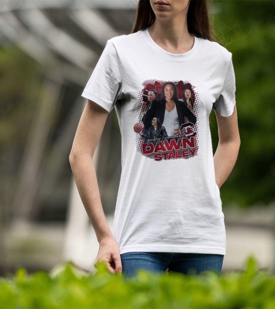 Legendary Gamechanger Dawn Staley Carolina Gamecocks Women Basketball NCAA T-Shirt