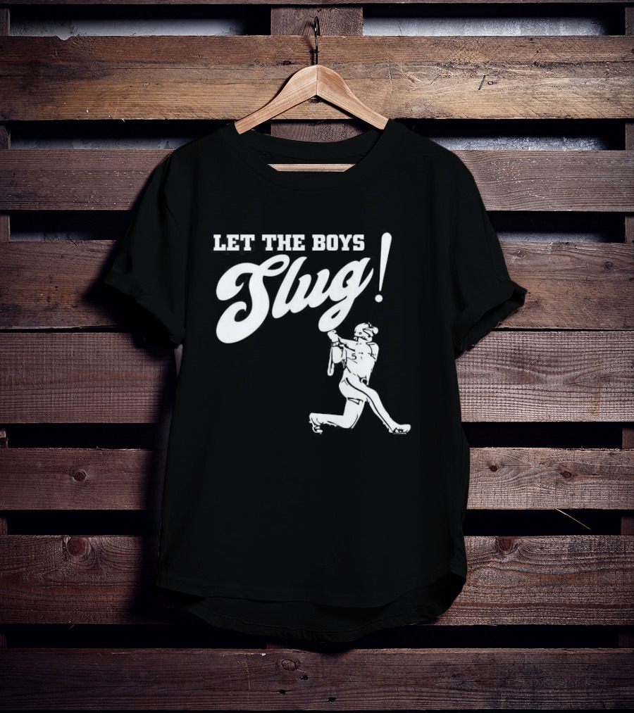 Let The Boys Slug Vintage Baseball Philly Spirit T-Shirt