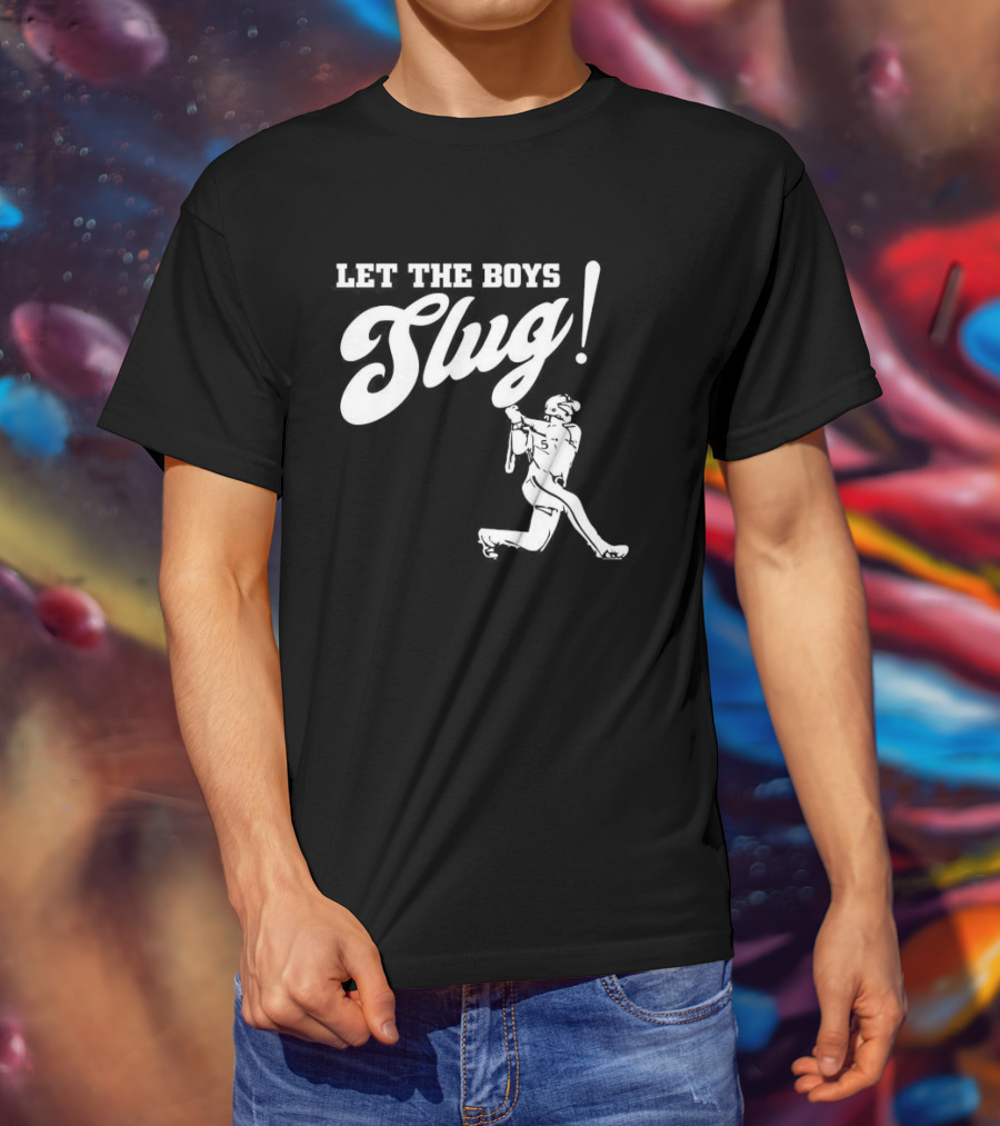 Let The Boys Slug Vintage Baseball Philly Spirit T-Shirt