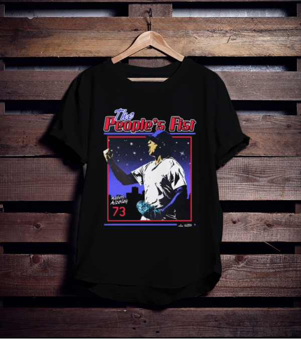 The People's Fist Adbert Alzolay 73 Baseball Hero T-Shirt