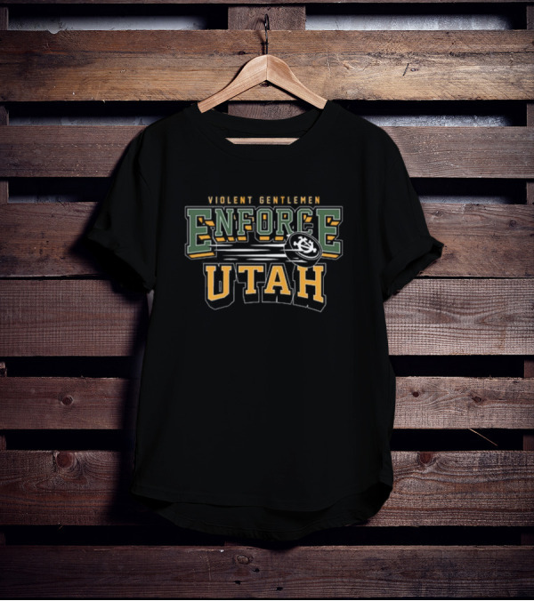 Violent Gentlemen Enforce Utah Football T-Shirt