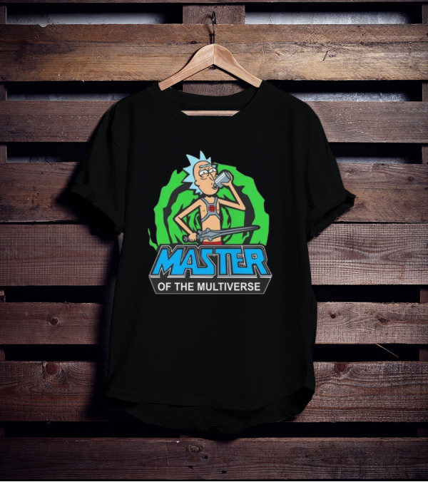 Rick And Morty Master Of The Multiverse Drinking Sword Portal Adventure T-Shirt