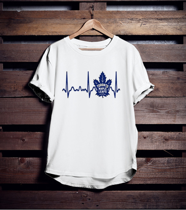 Toronto Maple Leafs Heartbeat T-Shirt