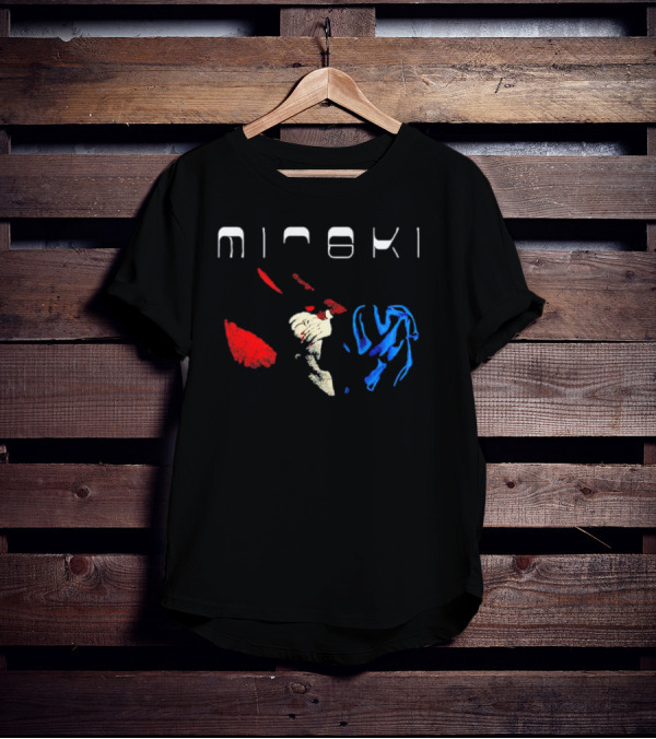 Mitski Working For The Knife Abstract Red And Blue T-Shirt