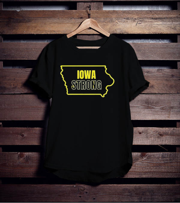 Will Compton Iowa Strong State Outline T-Shirt