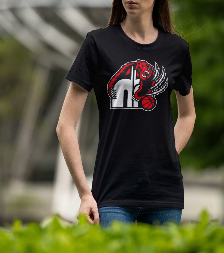 Konchjitty55 Hustle Bear Claw Basketball T-Shirt